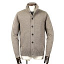 【ポイント10倍】ザノーネ ZANONE / 【国内正規品】 / ウール5ゲージスタンドカラーニットカーディガン「CHIOTO」(トープ)/ セール除外品 秋冬...