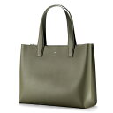【ポイント10倍】【SALE】ファーロ FARO / 【国内正規品】 / スムースレザートートバッグ「Calma Tote Medium」(カーキ)/ カーマ ...