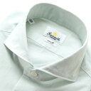 ジャンネット Giannetto ／ 【国内正規品】 ／ 24SS 製品洗いコットンリネンポプリンホリゾンタルカラーシャツ「84（VINCI FIT）」（ペールグリーン）／ 春夏 メンズ イタリア ヴィンチフィット リネンシャツ 麻シャツ 無地