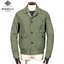 【SALE/返品・交換不可】ルイジボレッリ ルイジボレリ LUIGI BORRELLI / 25SS ポリエステルコットンブルゾン「OT6007」(オリーブ)【ハンガー便選択OK】/ あす楽非対応 メンズ イタリア ビジネス アウター ブルゾン 無地