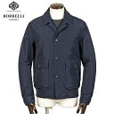 【SALE/返品・交換不可】ルイジボレッリ ルイジボレリ LUIGI BORRELLI / 25SS ポリエステルコットンブルゾン「OT6007」(ネイビー)【ハンガー便選択OK】/ あす楽非対応 メンズ イタリア ビジネス アウター ブルゾン 無地