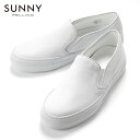 ペリーコサニー PELLICO SUNNY / 【国内正規品】 / スムースレザーダブルソールスリッポンスニーカー「M001」(BIANCO/ホワイト)/ メン...
