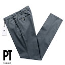 PT TORINO ピーティートリノ ／  ／ 24SS 製品染めコットンストレッチライトギャバジンノープリーツパンツ「SLIM FIT」（ネイビー）／ PT01 PTトリノ 春夏 メンズ ボトムス チノパン スラックス ビジネス 無地