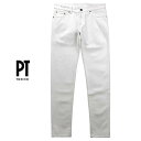 PT TORINO DENIM ピーティートリノデニム ／  ／ 24SS ウォッシュドコットンストレッチホワイトデニムジーンズ「SWING」（ホワイト）／ PT05 PTトリノ オールシーズン メンズ ボトムス デニム ジーンズ