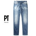 PT TORINO DENIM ピーティートリノデニム ／ 【国内正規品】 ／ 24SS ハードウォッシュコットンストレッチデニムジーンズ SWING ウォッシュドライトインディゴブルー ／ PT05 PTトリノ オール…