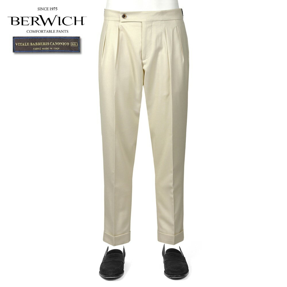 ベルウィッチ BERWICH ／ 【国内正規品】 ／ 25-26AW CANONICOウールフランネルサイドアジャスター2プ..