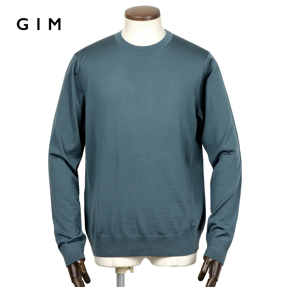 ジム GIM ／ 【国内正規品】 ／ Super140’sウルトラスーパーファインウール30ゲージクルーネックニット..