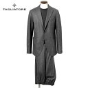 【ポイント10倍】タリアトーレ TAGLIATORE / 【国内正規品】 / 25-26AW ストレッチウーステッドフランネル2Bイージースーツ「DAKAR」(ミディアムグレー)/ 秋冬 メンズ イタリア トラベルスーツ セットアップ ドローコードパンツ ダカール 無地