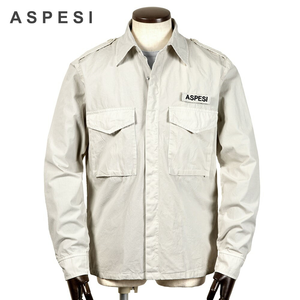 【SALE】アスペジ ASPESI ／ 【国内正規品】 ／ 25SS 製品染めコットンタイプライター