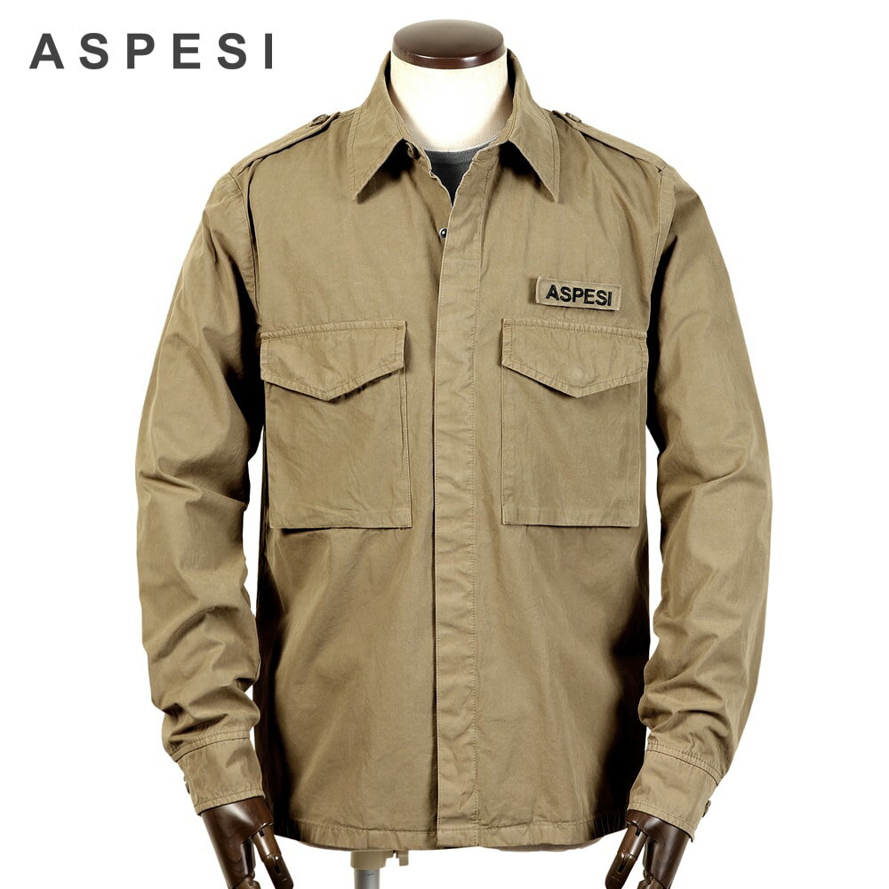 【SALE】アスペジ ASPESI ／ 【国内正規品】 ／ 25SS 製品染めコットンタイプライター