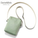 ダニエル&ボブ Daniel&Bob / 【国内正規品】 / シュリンクレザーミニショルダーバッグ「DADO 13」(ミント)/ セール除外品 ダド レザーバッ...
