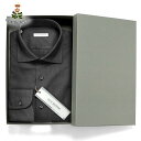 【ポイント10倍】【SALE/返品・交換不可】ギローバー GUY ROVER / 25SS リネンコットンポプリンワイドカラーシャツ「C2670」(ブラック)/ 春夏 メンズ イタリア 長袖シャツ リネンシャツ 麻シャツ