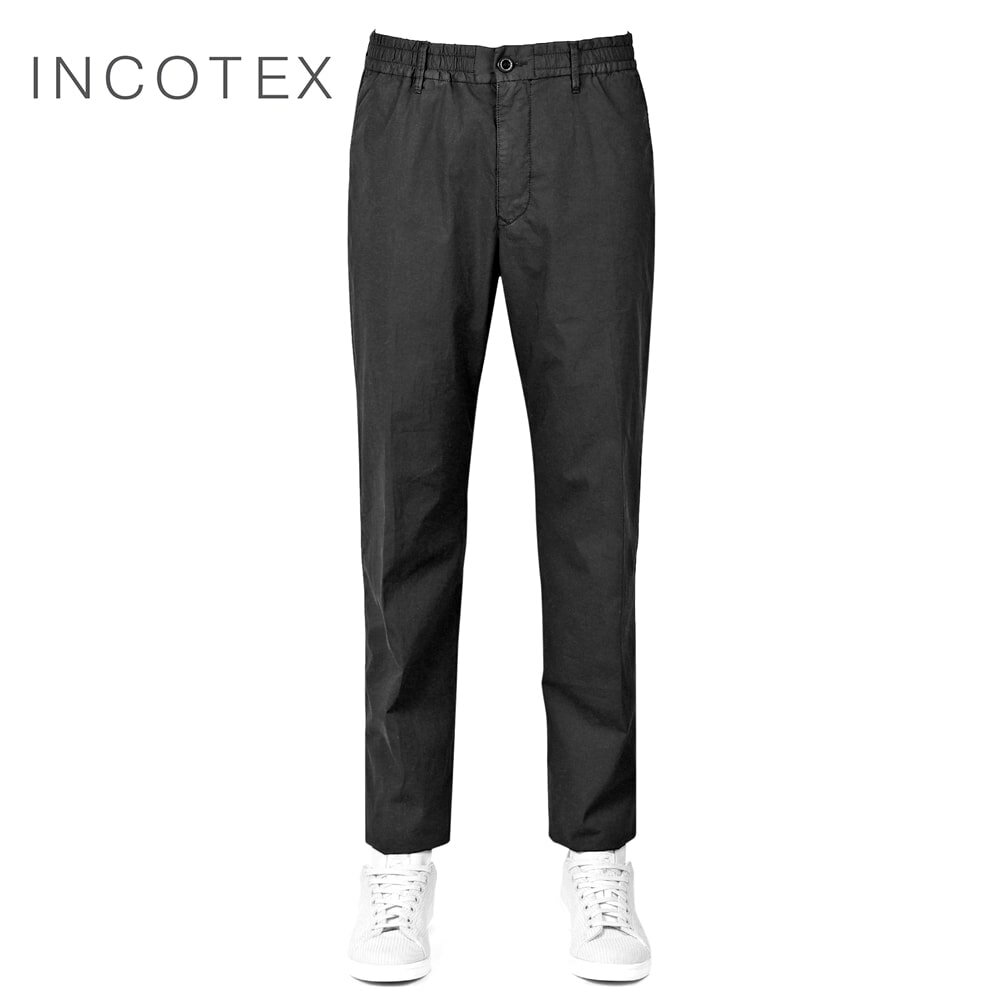 INCOTEX グレー ジャージ　リラックスパンツ ドローコード INCOTEX グレー ジャージ リラックスパンツ ドローコード