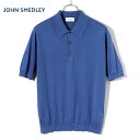 ジョンスメドレー JOHN SMEDLEY / 25SS シーアイランドコットン30ゲージ半袖ニットポロシャツ「ISIS」(PACIFIC/パシフィック)/ ア...