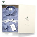 【クーポン対象】ルイジボレッリ ルイジボレリ LUIGI BORRELLI / 25SS コットンリネンポプリンワンピースカラードレスシャツ「NISIDA(SR1806)」(インディゴブルー)/ あす楽非対応 メンズ イタリア 手縫い ビジネス ワイシャツ イタリアンカラー ニシダ 無地