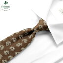 【訳あり】【返品・交換不可】 ルイジボレッリ ルイジボレリ LUIGI BORRELLI / 25SS シルクツイルペイズリー柄ネクタイ「458046」(ブラウン×イエローオーカー)【ネコポス対応 / 1点のみ・同梱不可】/ ビジネス オールシーズン