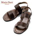 【ポイント10倍】マリオドーニ Mario Doni / 【国内正規品】 / 25SS バケッタレザーバックストラップサンダル「PORCARI」(COCOA/ダークブラウン)/ メンズ イタリア レザーサンダル 革サンダル シューズ 靴