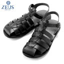 【SALE/返品・交換不可】ゼウス ZEUS / 25SSバケッタレザーグルカサンダル「5004」(NERA/ブラック)/ メンズ イタリア レザーサンダル 革...