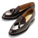 【ポイント10倍】クロケット＆ジョーンズ CROCKETT＆JONES ／ 【国内正規品】 ／ 当店別注ペブルグレインレザータッセルローファー「CAVENDISH 3」（DARK BROWN／ダークブラウン）／ キャベンディッシュ 英国 靴 革 レザー ビジネス シューズ グッドイヤー