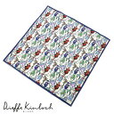 ディエッフェ キンロック Dieffe Kinloch / コットンポプリンプリントハンカチーフ「VENICE/CARNIVAL ALL OVER」(アイボリー...