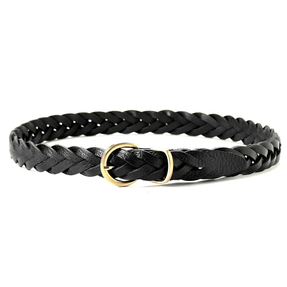 楽天市場】レザーベルト ゴールドバックル（カラーブラック