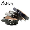 サドラーズ サドラーズ Saddler’s ／ ダブルリングシュリンクレザーベルト「G90」（3 colors）【ラッピング対応】／ ベルト レザー 革 イタリア製 カジュアル