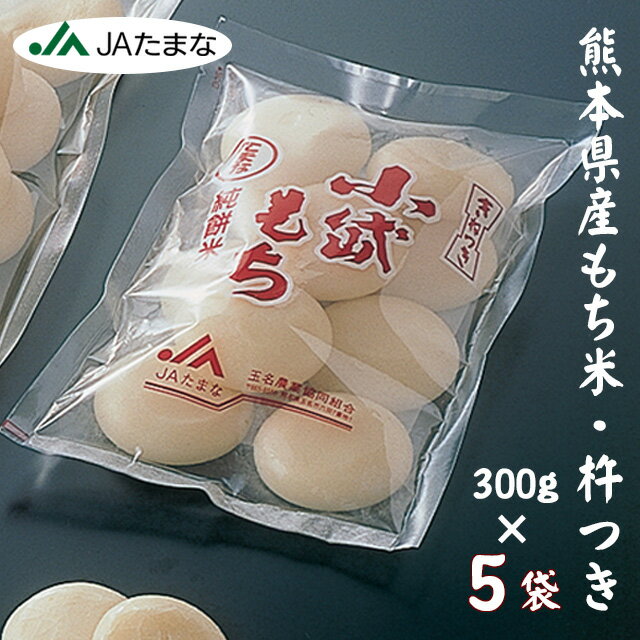 無添加・保存料不使用、杵つき丸餅 小岱もち 1袋(30g×10個入)×5袋 1500g 1.5kg お正月 お雑煮 国産もち米 まる もち 玉名 熊本 玉名 小岱餅 JA 農協 丸もちのサムネイル