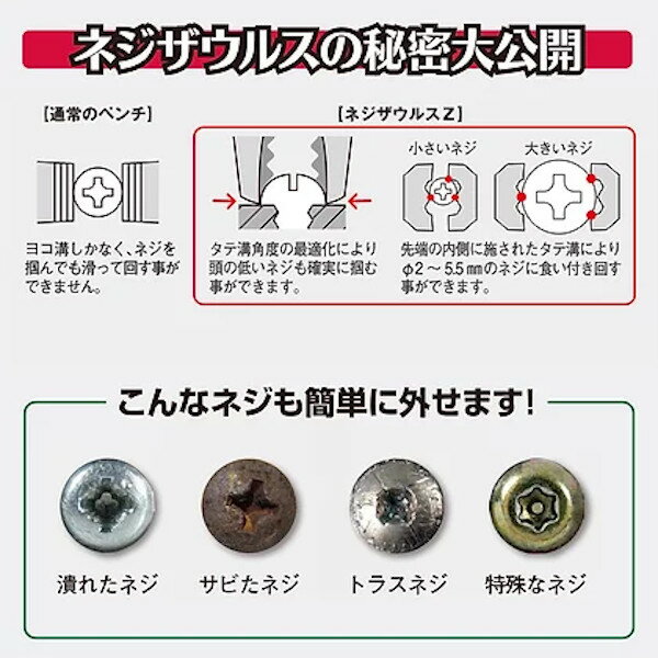 送料無料 エンジニア PZ-60 ネジザウルスZ ENGINEER 配送年中無休 3