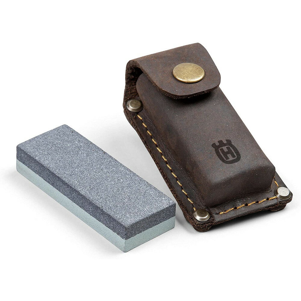 【ハスクバーナ】斧用砥石(革製ケース付き)599674601