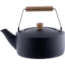 送料無料 宮崎製作所 茶き くろいろケトル 大 2.0L 黒 IH対応 CHA-12 Miyaco HNM