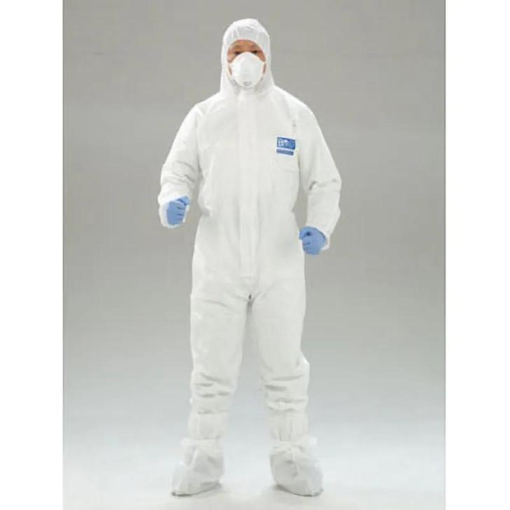 バリアーマン(R) フード付きカバーオール P6040 防護服 Mサイズ　20個セット