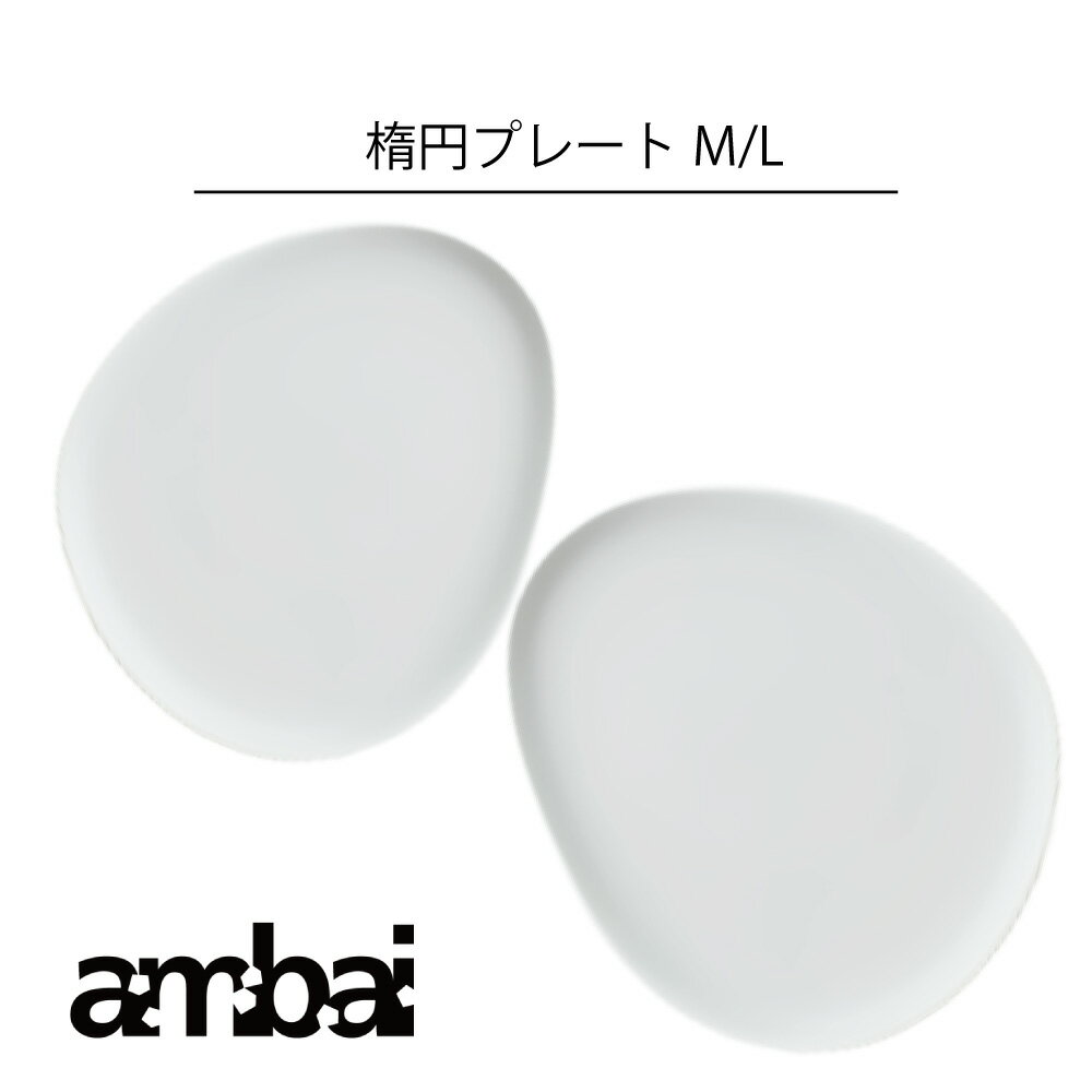 ambai 楕円プレート アンバイ 電子レンジOK 食洗器対応