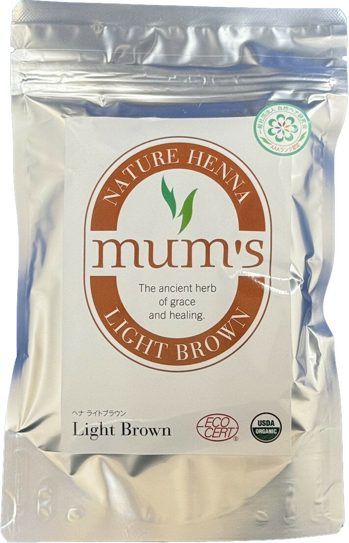 マムズ ヘナ ライトブラウン Mum’s 100g
