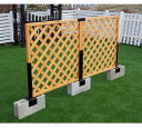 ラティス・フェンス固定金具 15cmブロック用(右端用1個) S-BF4515R