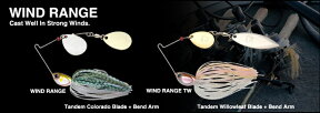 ウインドレンジ1／2　タンデムウイロー　ノリーズ