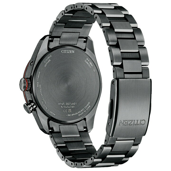 シチズン アテッサ CITIZEN ATTESA ACT LINE アクトライン ブラックチタンシリーズ ソーラー電波 エコドラ ikkodo-10013468 城下町松本の時計店 一光堂 サンプル画像3