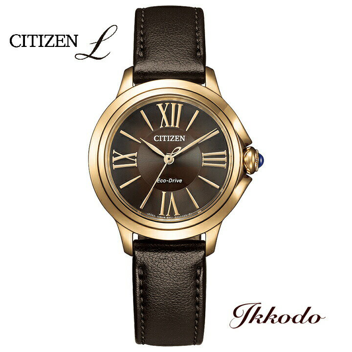 RADO - シチズン L エル ROUND Collection エコ ドライブ ソーラー 30.3mm 正規品 レディース腕時計 EM1163-09X EM116309X