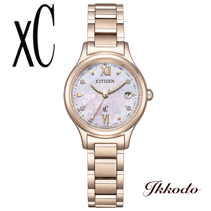 30th Anniversary SAKURA limited Model hikari collection サクラ 桜 世界限定2,200本 シチズン CITIZEN クロスシー XC ソーラー電波 27mm 腕時計 正規品 ES9498-77N ES949877N