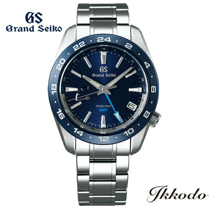 セイコー グランド セイコー 腕時計（メンズ） グランドセイコー Grand Seiko 9R66スプリングドライブ GMT ステンレススチールケース セラミックベゼル 40.5mm 20気圧防水 日本国内正規品 5年保証 メンズ腕時計 男性 紳士 SBGE255 送料無料