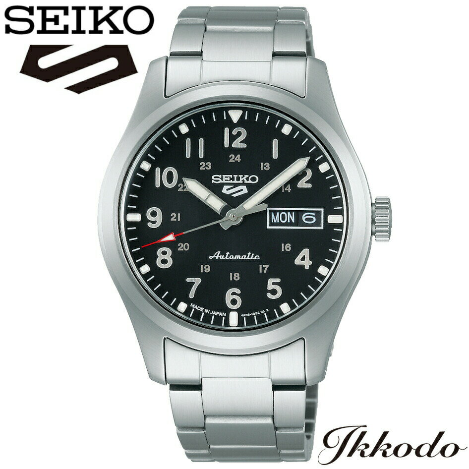 セイコー SEIKO ファイブスポーツ 5スポーツ 5 Sports スポーツスタイル Sports Style 4R36自動巻（手巻つき） ステンレスケース 39.4mm 10気圧防水 メンズ腕時計 男性 紳士 日本国内正規品 1年保証 SBSA111 送料無料