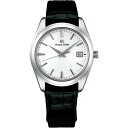 セイコー グランド セイコー 腕時計（メンズ） 5/7 9:59まで10%OFFクーポンあり グランドセイコー Grand Seiko 9F62クォーツ 年差10秒 ステンレスケース クロコダイルストラップ 日本国内正規品 5年保証 メンズ腕時計 男性 紳士 SBGX295