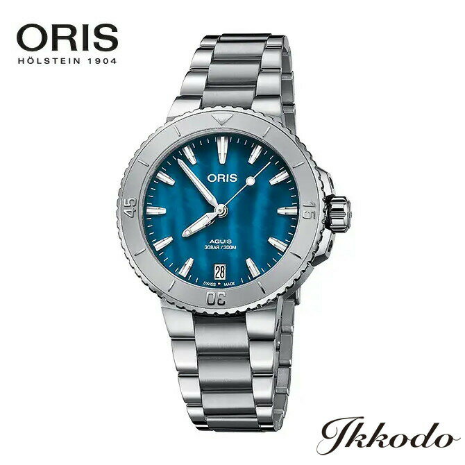 オリス 腕時計（メンズ） オリス ORIS アクイス デイト AQUIS 36.5mm 30気圧防水 正規品 メンズ腕時計 2年間メーカー保証 01 733 7770 4155-07 8 18 05P 01733777041550781805P