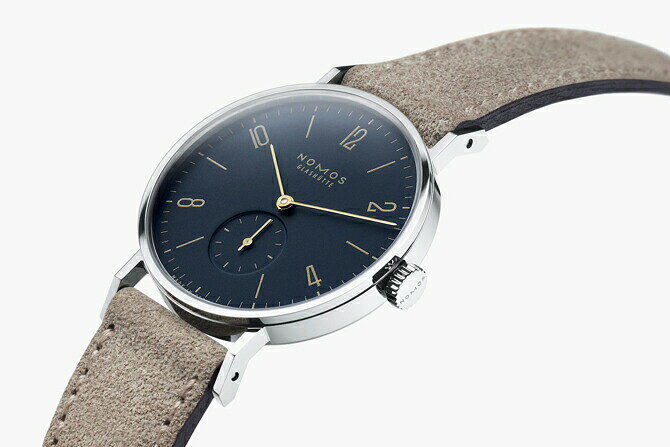 【ご購入特典ノモス純正ディプロインバックルプレゼント】NOMOS ノモス タンジェント TANGENTE 35ミリ ミッドナイトブルー 手巻き ドイツ製 正規品 2年保証 DUW4001 53時間パワーリザーブ 腕時計 NM133