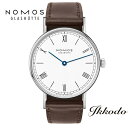 5/7 9:59まで10%OFFクーポンあり NOMOS ノモス ラドウィッグ33 デュオ エナメルホワイトLudwig 32.8ミリ 手巻き ドイツ製 日本国内正規品 2年保証 LD1A22EW233