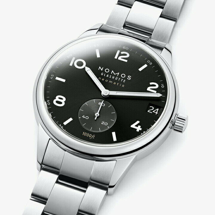 【ご購入特典ノモス純正コードバンストラップSCR20BKMプレゼント】NOMOS GLASHUTTE ノモス クラブスポーツ ネオマティック 自動巻き 30気圧防水 42mmドイツ製 2年保証 日本国内正規品 CLS161011B2CSM