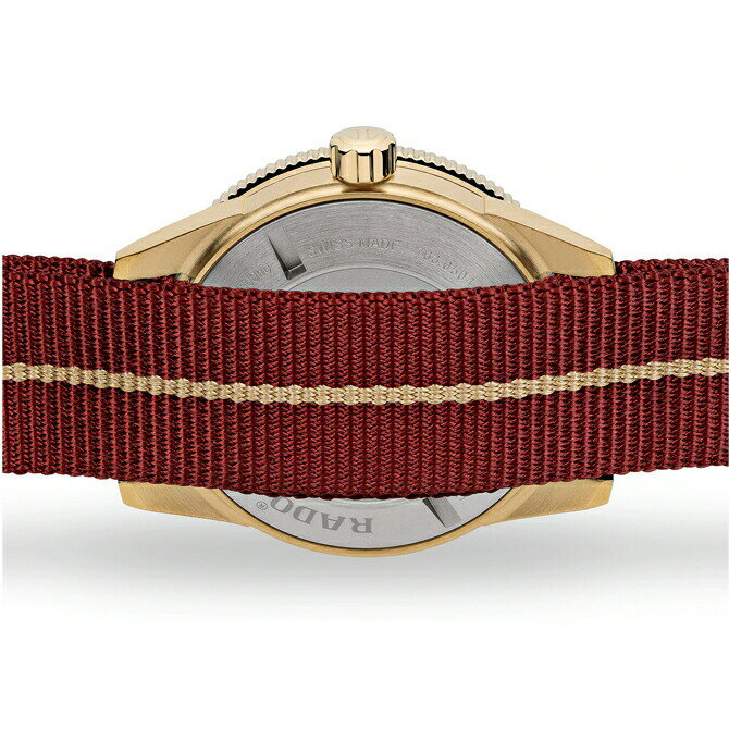【ご購入特典対象商品】RADO ラドー Captain Cook BRONZE キャプテンクック ブロンズ 自動巻き ブロンズケース NATOバンド 42mm 300m防水 日本国内正規品 2年間保証 メンズ腕時計 男性 紳士 R32504407