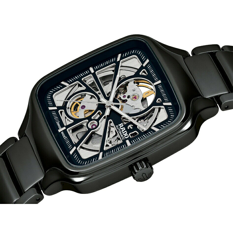 ご購入特典対象商品 RADO ラドー TRUE SQUARE AUTOMATIC OPEN HEART トゥルー スクエア オー ikkodo-10010413 城下町松本の時計店 一光堂 サンプル画像2