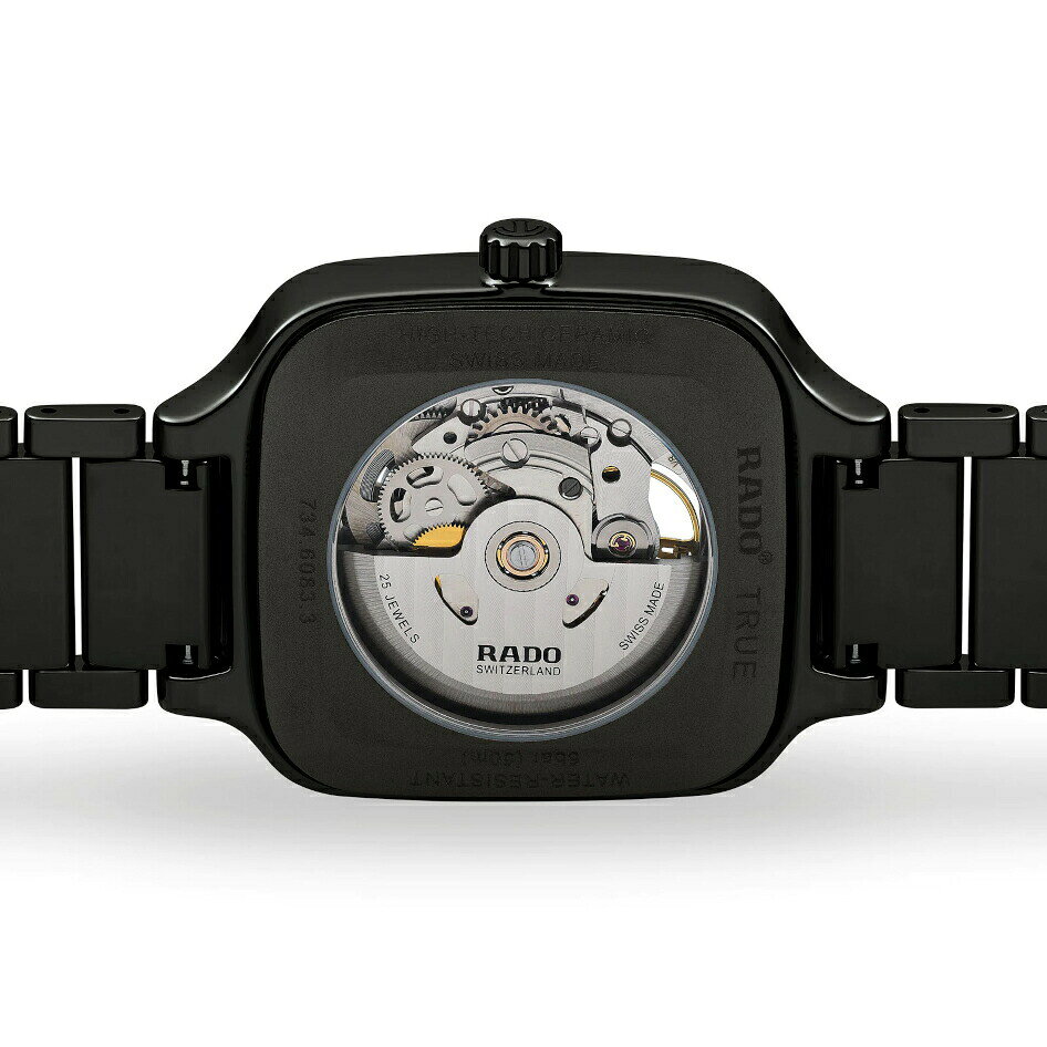ご購入特典対象商品 RADO ラドー TRUE SQUARE AUTOMATIC OPEN HEART トゥルー スクエア オー ikkodo-10010413 城下町松本の時計店 一光堂 サンプル画像3