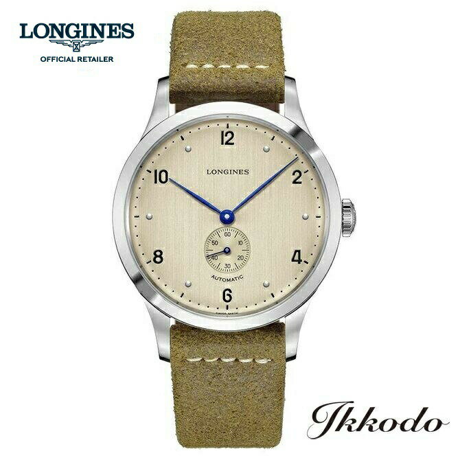 【ご購入特典対象商品】ロンジン LONGINES ヘリテージ1945 自動巻き 40ミリ シャンパンダイアル ステンレスケース 3気圧防水 正規品 5年保証 L2.813.4.66.0【L28134660】