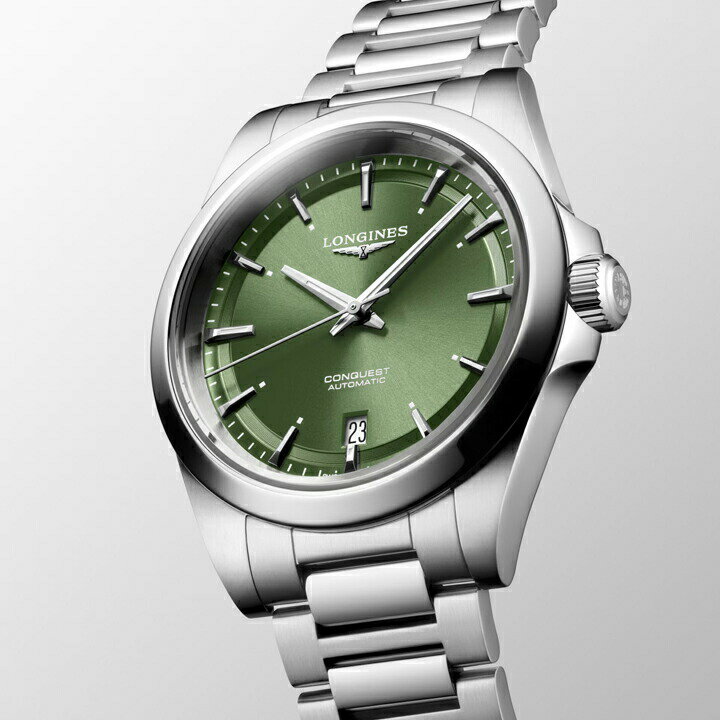 【ご購入特典対象商品】ロンジン LONGINES コンクエスト CONQUEST38mm 自動巻き 38mm 10気圧防水 正規品 メンズ腕時計 5年間メーカー保証 L3.720.4.02.6 L37204026